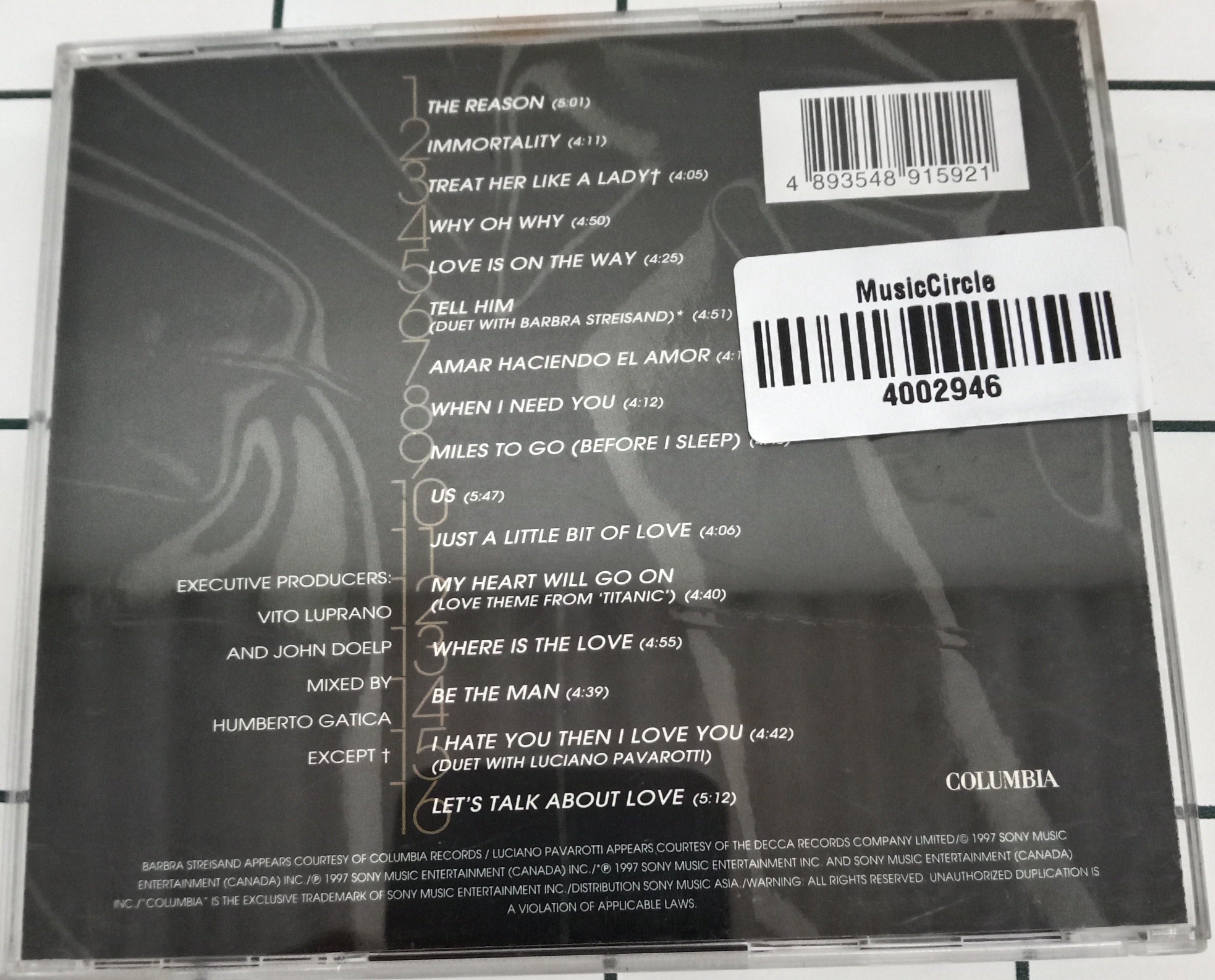 Céline Dion - Let's Talk About Love (CD)