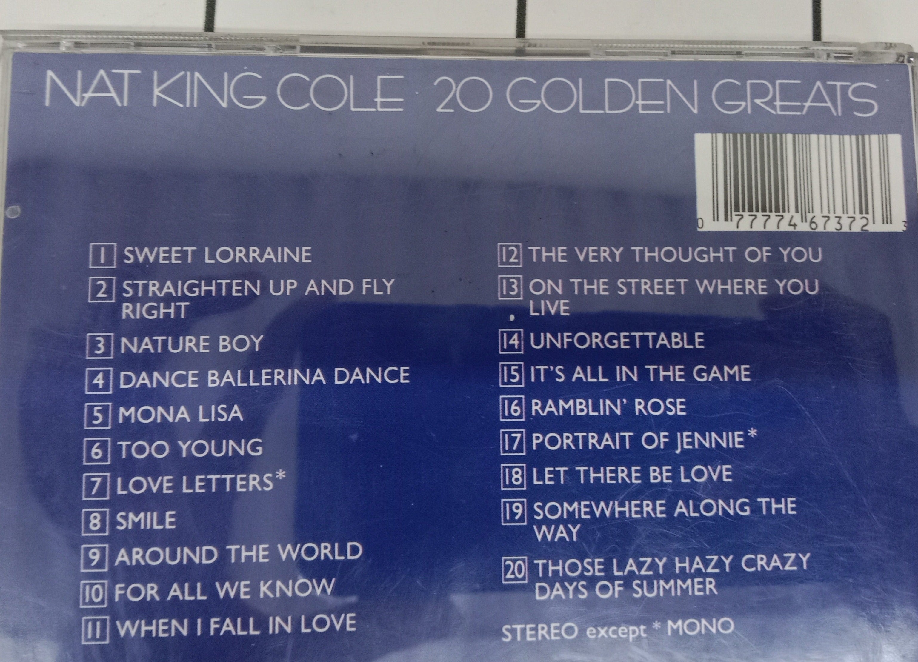 Nat King Cole - 20 Golden Greats (CD)