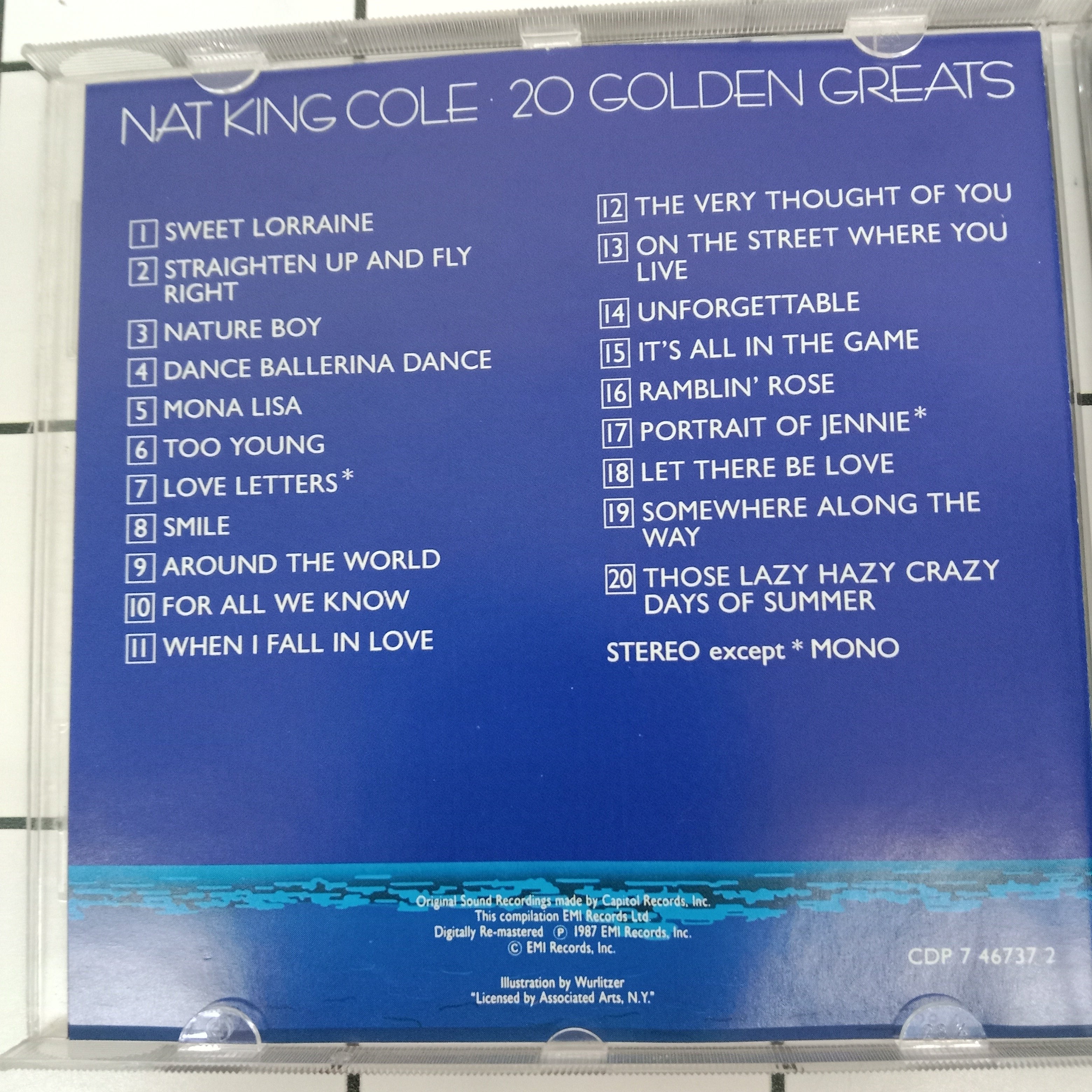 Nat King Cole - 20 Golden Greats (CD)