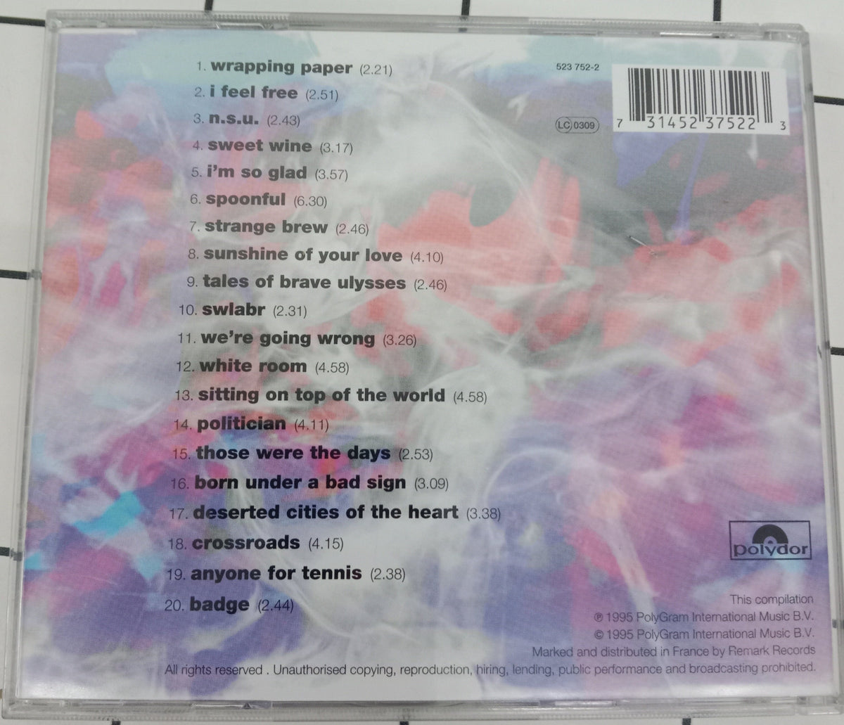 Cream  - The Very Best Of Cream (CD)