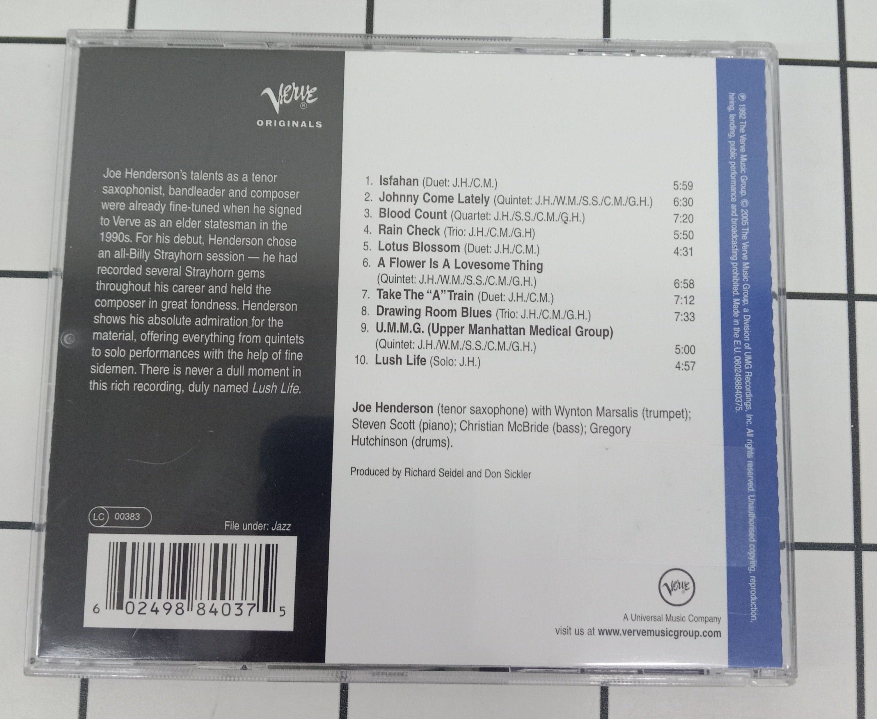 Joe Henderson - Lush Life (CD)