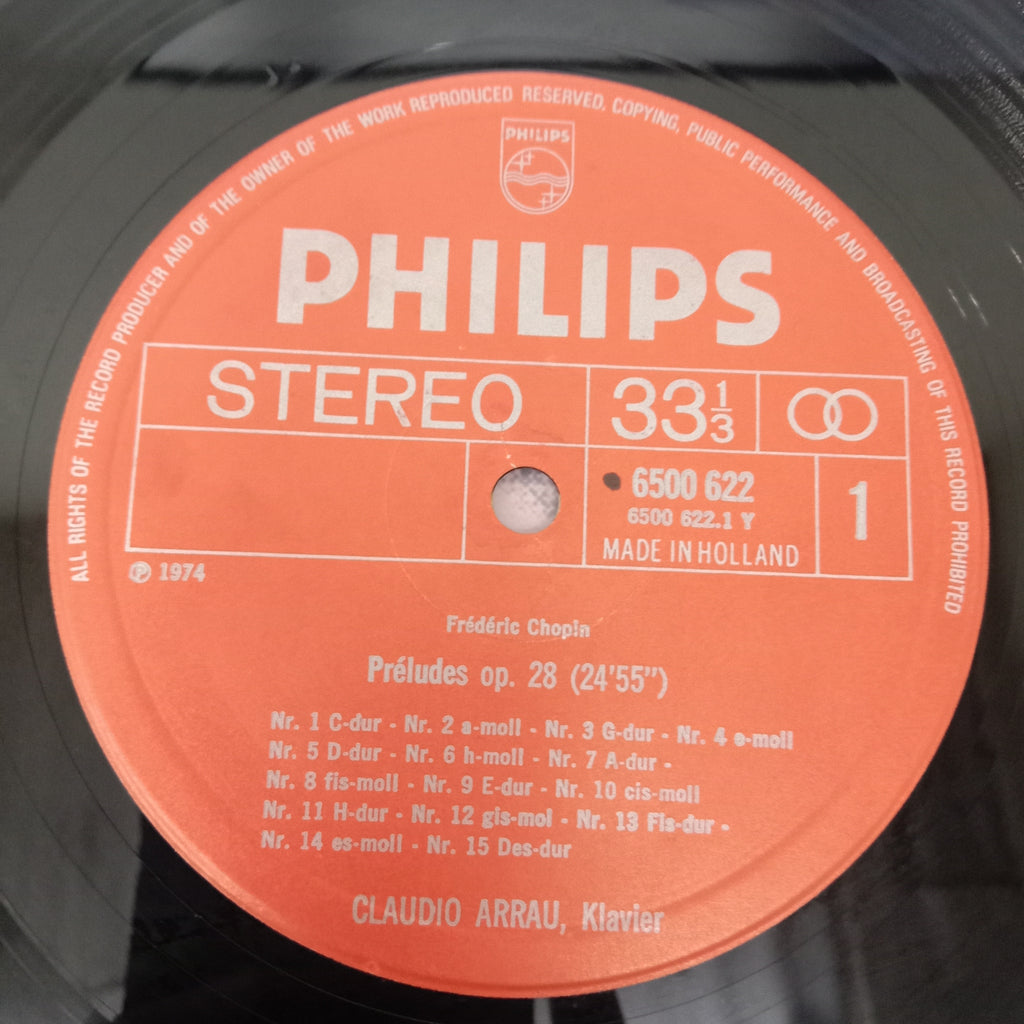 Frédéric Chopin, Claudio Arrau - Complete Preludes (Vinyl)