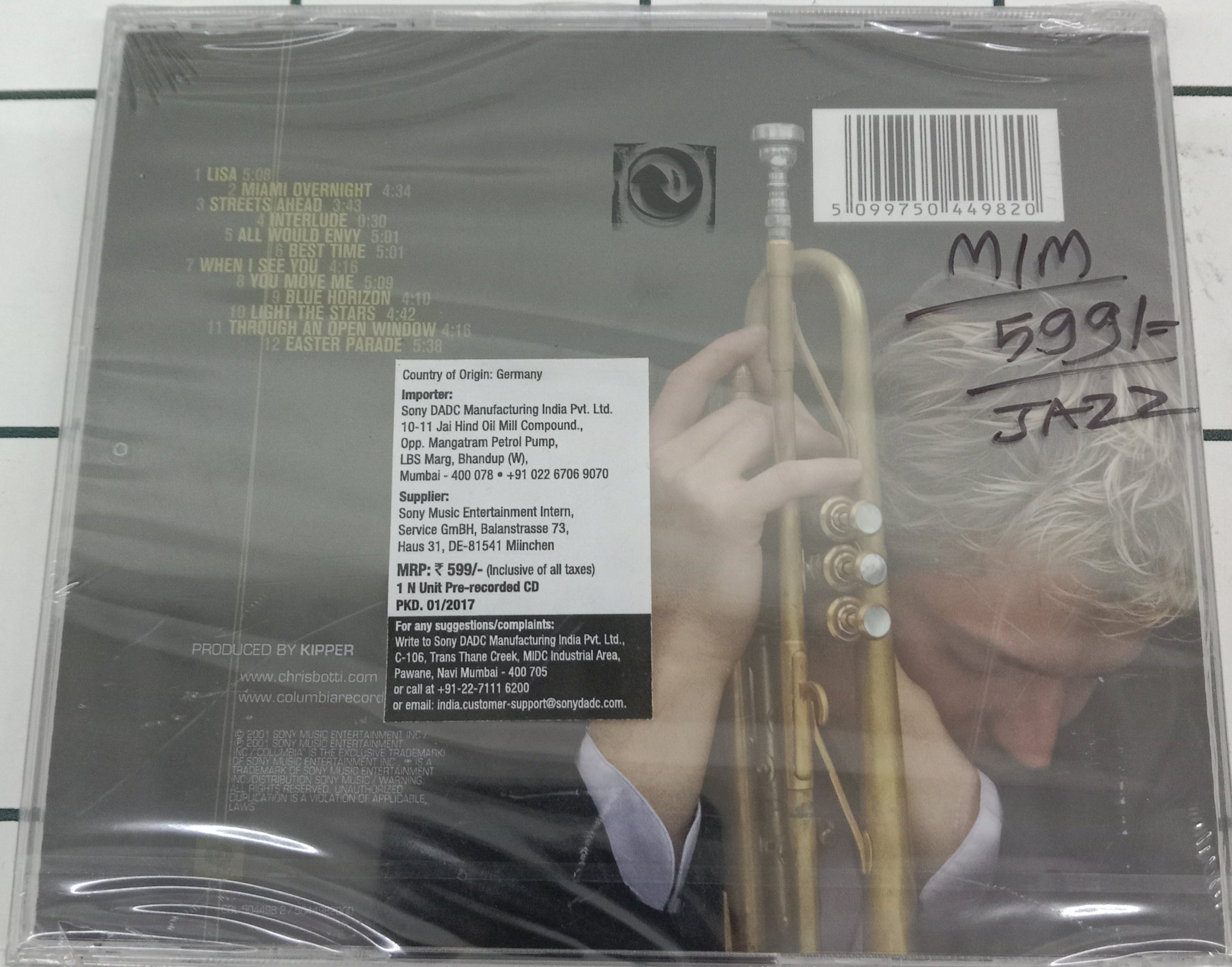Chris Botti - Night Sessions (CD)