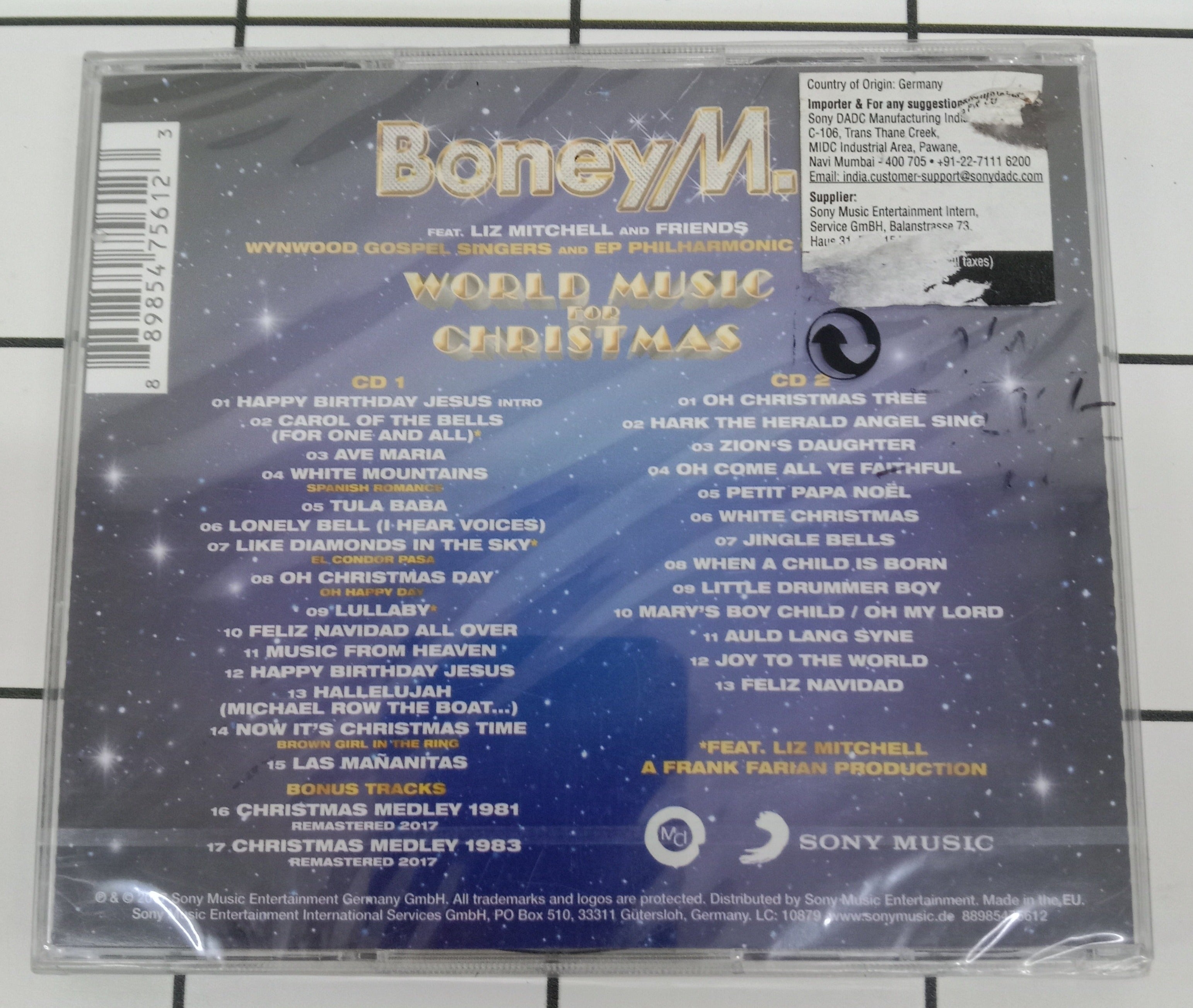 BoneyM. - World Music For Christmas (CD)