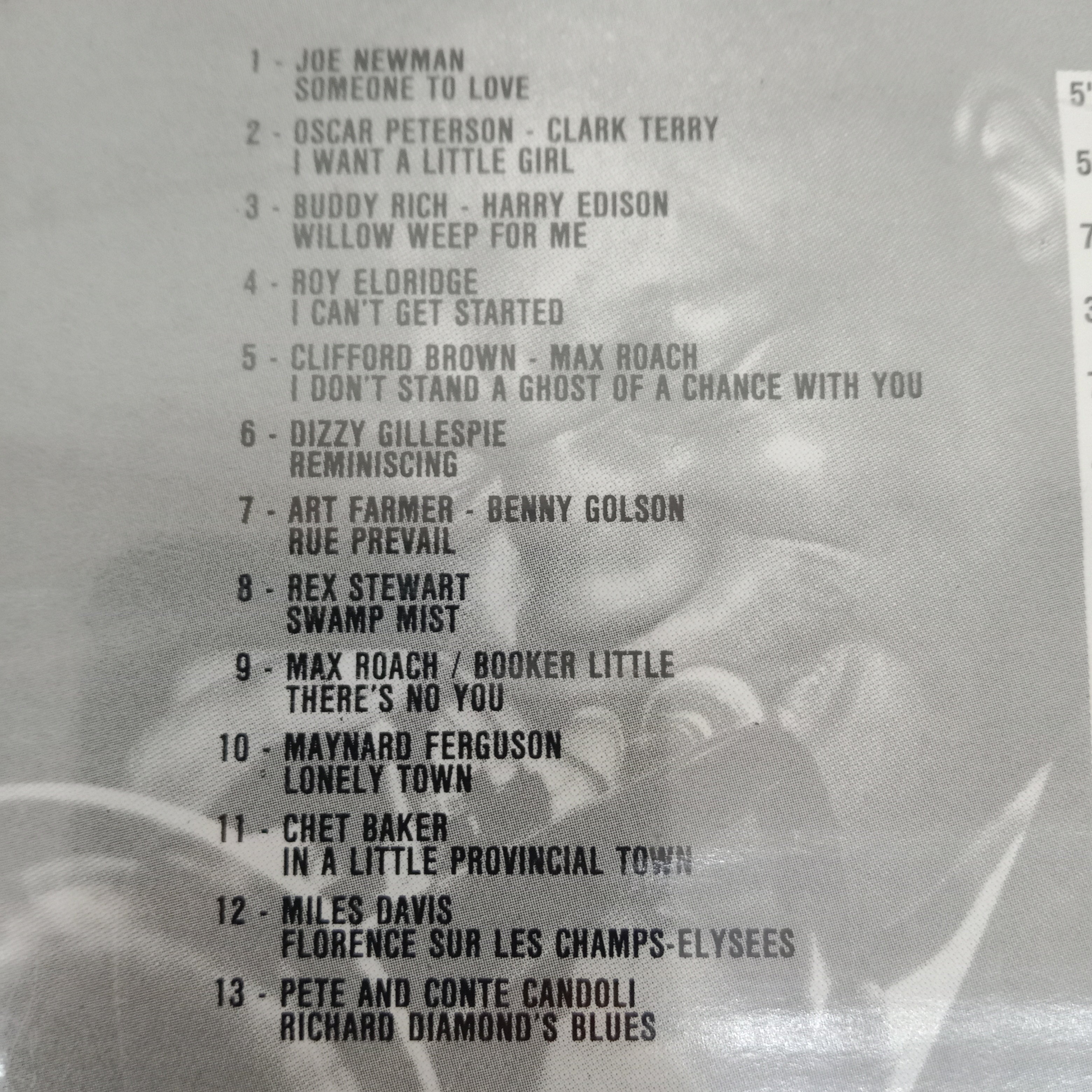 Gitanes Jazz - Trumpet (CD)