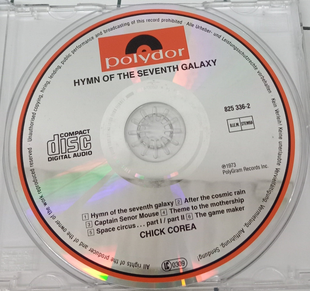 Return To Forever featuring Chick Corea - Hymn Of The Seventh Galaxy (CD)