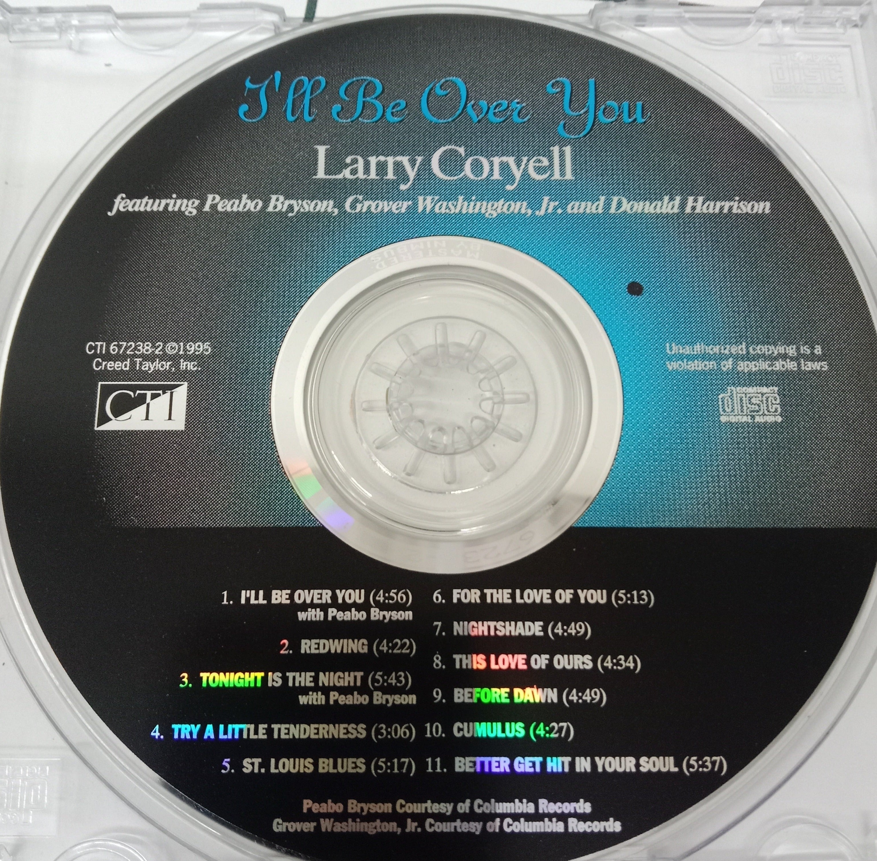 Larry Coryell - I'll Be Over You (CD)