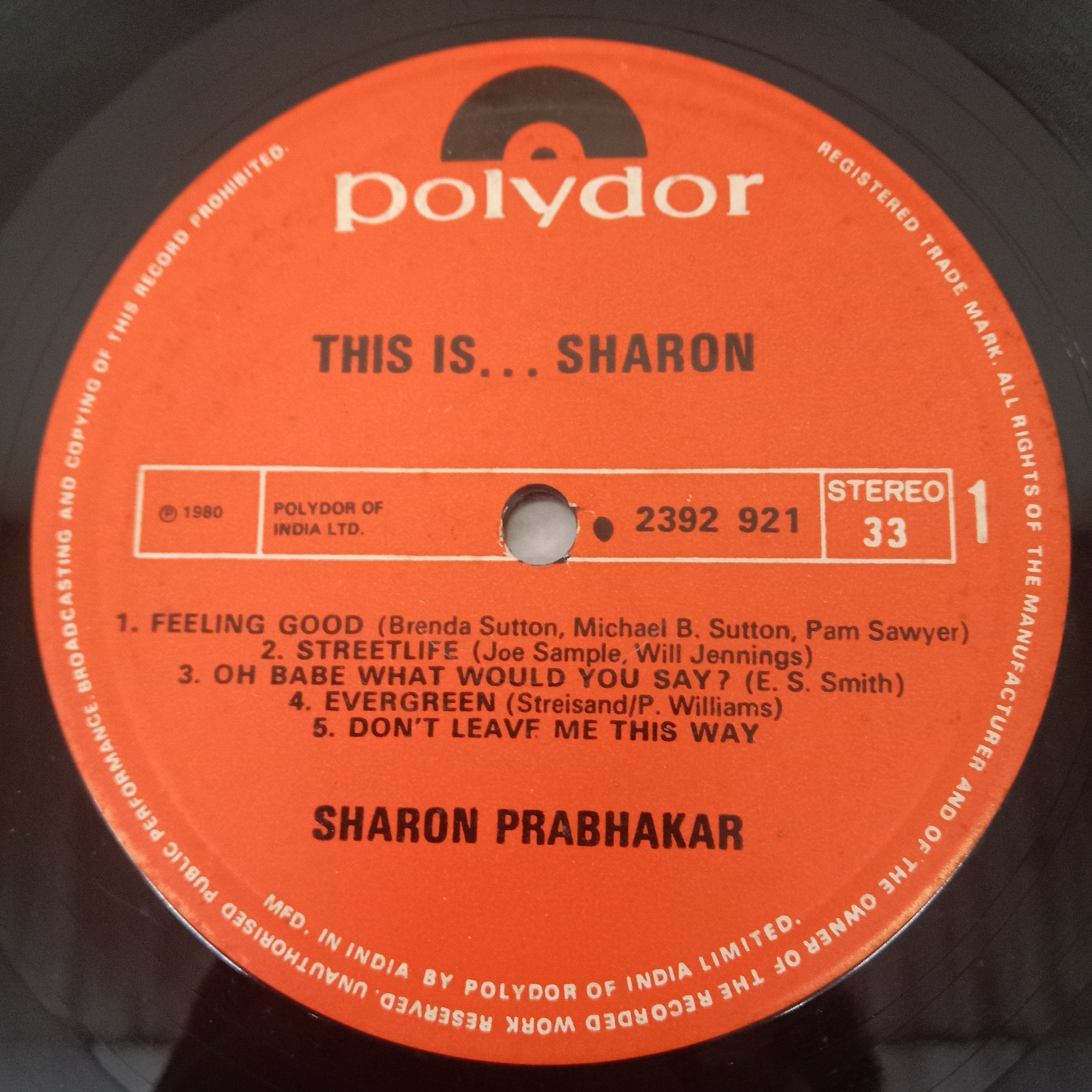 Sharon - Feling Good (Vinyl)