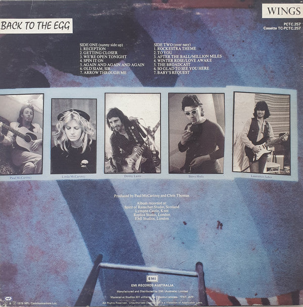 Wings (2) - Back To The Egg (Vinyl)