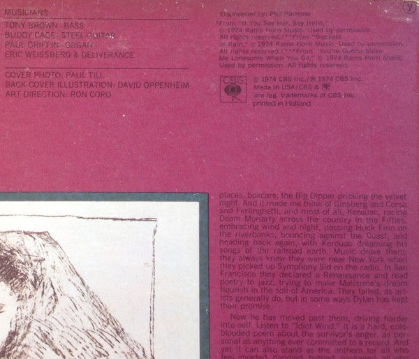Bob Dylan - Blood On The Tracks (Vinyl)