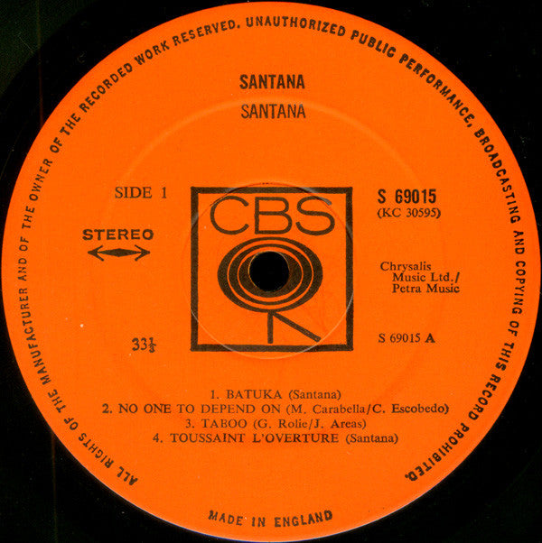 Santana - Santana (Vinyl)