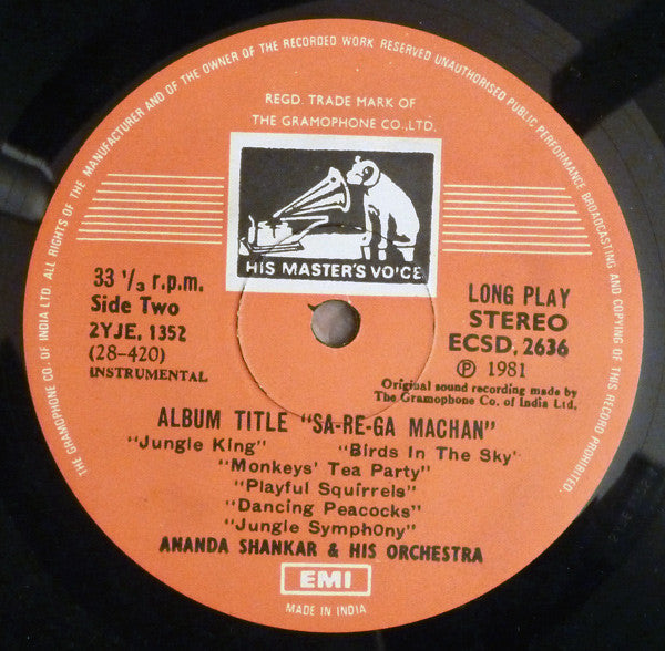 Ananda Shankar - SÄ-Re-GÄ MachÄn (Vinyl)