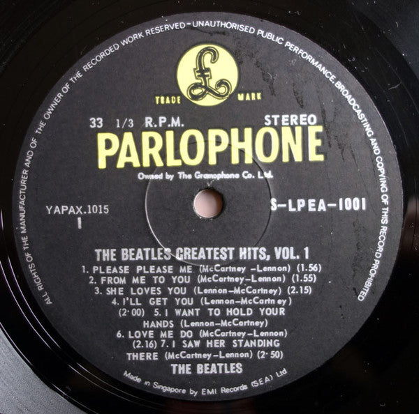 Beatles, The - Greatest Hits Volume 1 (Vinyl)