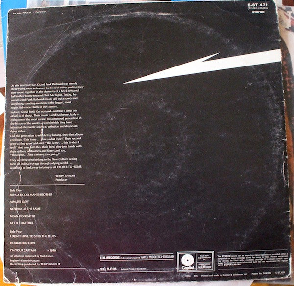 Grand Funk Railroad - Closer To Home (Vinyl)