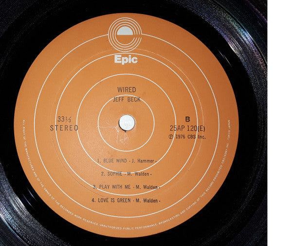 Jeff Beck - Wired (Vinyl)