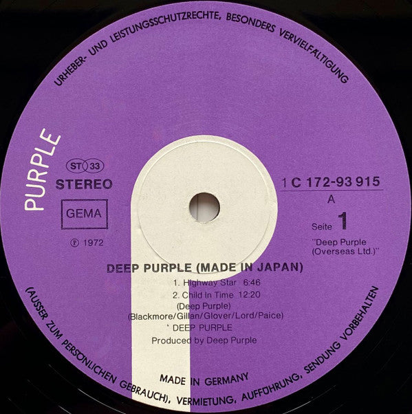 Deep Purple - Made In Japan (Vinyl) (2)