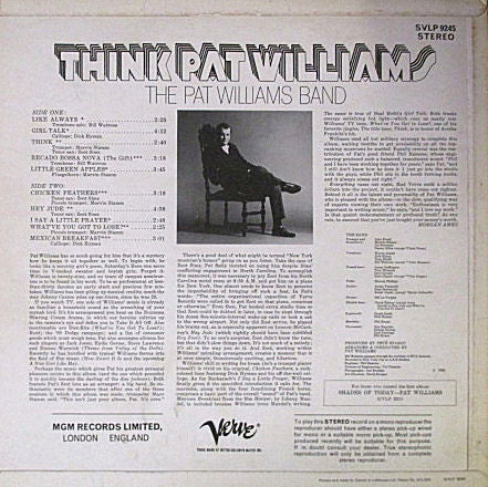 Patrick Williams - Think (Vinyl)