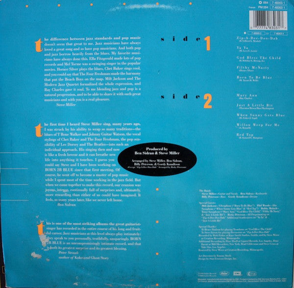 Steve Miller - Born 2B Blue (Vinyl)