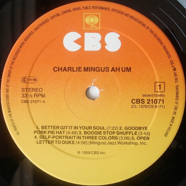 Charles Mingus - Ah Um (Vinyl)