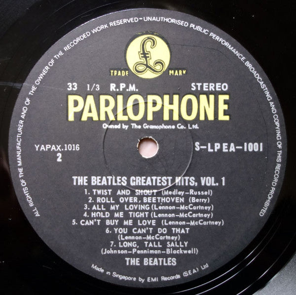 Beatles, The - Greatest Hits Volume 1 (Vinyl)