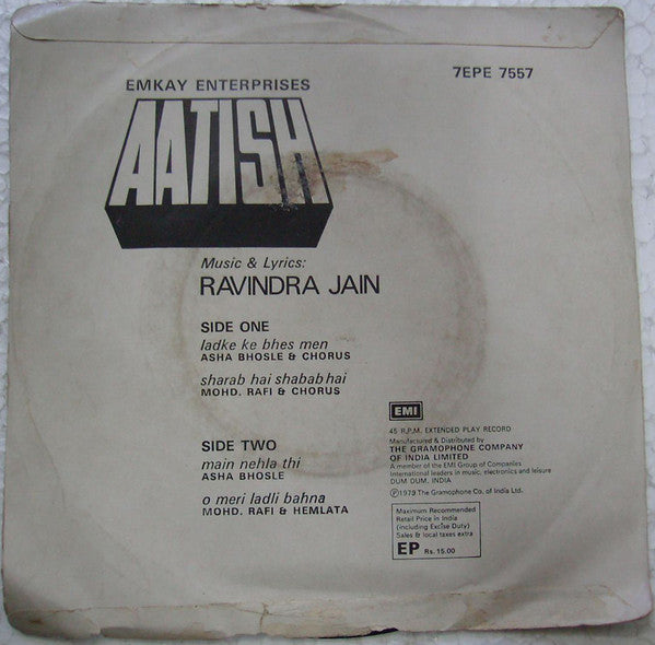 Ravindra Jain - Aatish (45-RPM)