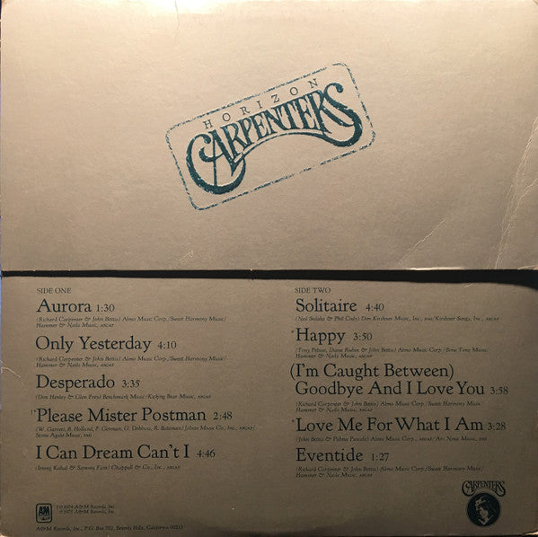 Carpenters - Horizon (Vinyl)