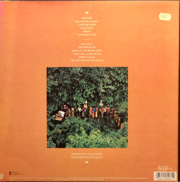 Paul Simon - The Rhythm Of The Saints (Vinyl)