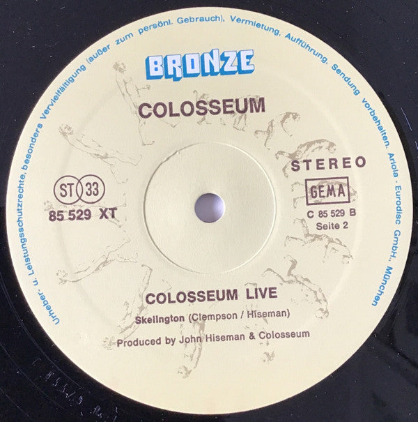 Colosseum - Colosseum Live (Vinyl) (2)