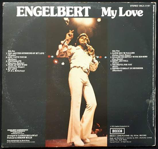 Engelbert Humperdinck - My Love (Vinyl)