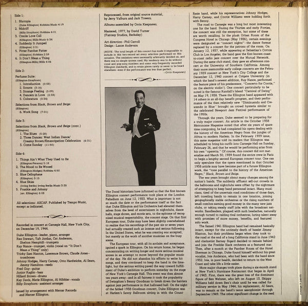 Duke Ellington - The Duke Ellington Carnegie Hall Concerts December 1944 (Vinyl) (2)