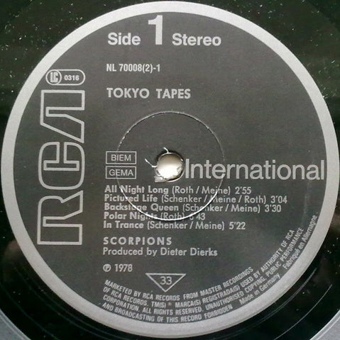 Scorpions - Tokyo Tapes (Vinyl) (2)
