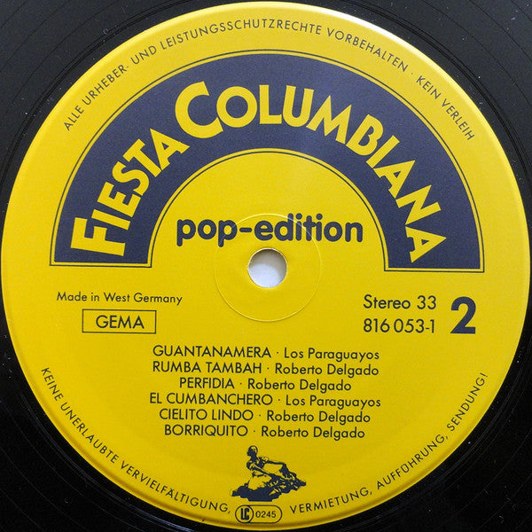 Various - Fiesta Columbiana (HeiÃŸe Rhythmen Aus SÃ¼damerika!) (Vinyl)