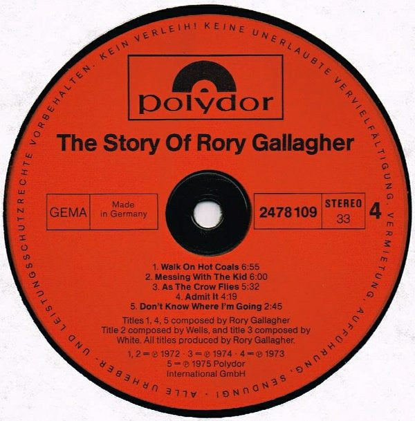 Rory Gallagher - The Story Of......Rory Gallagher (Vinyl) (2)