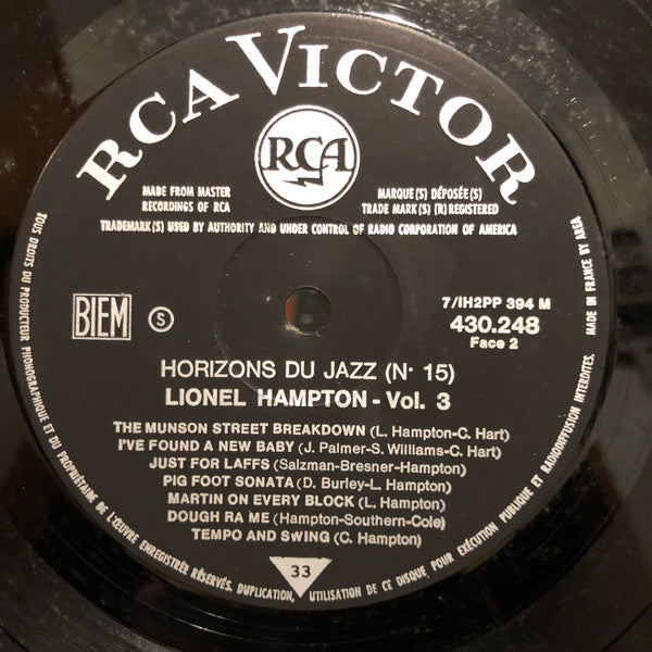 Lionel Hampton - Lionel Hampton (Vinyl)