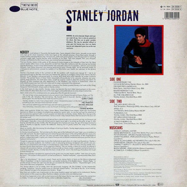 Stanley Jordan - Magic Touch (Vinyl)