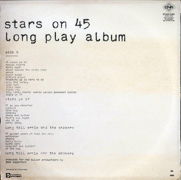 Stars On 45 - Long Play Album (Vinyl)