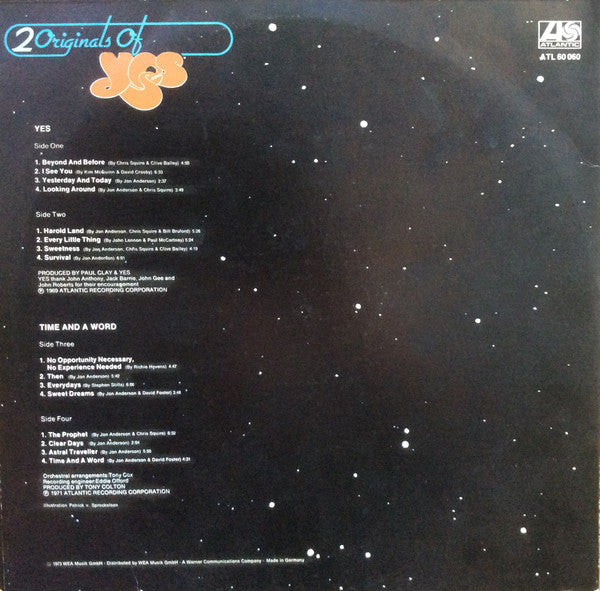 Yes - 2 Originals Of Yes (Vinyl) (2)