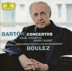 Béla Bartók, Pierre-Laurent Aimard, Tamara Stefanovich, Gidon Kremer, Yuri Bashmet, London Symphony Orchestra, Berliner Philharmoniker, Pierre Boulez - Concertos (CD)