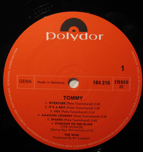 Who, The - Tommy (Vinyl) (2)