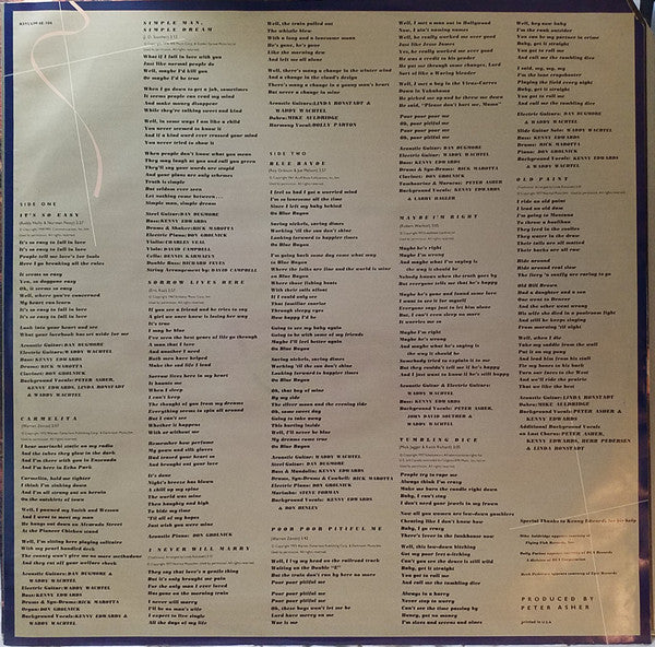Linda Ronstadt - Simple Dreams (Vinyl)