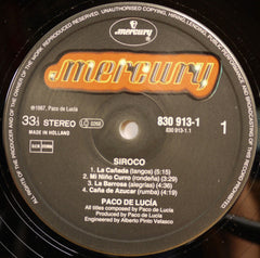 Paco De LucÃ­a - Siroco (Vinyl)