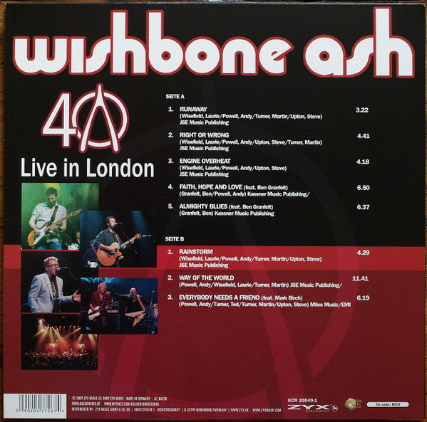 Wishbone Ash - Live In London (Vinyl)