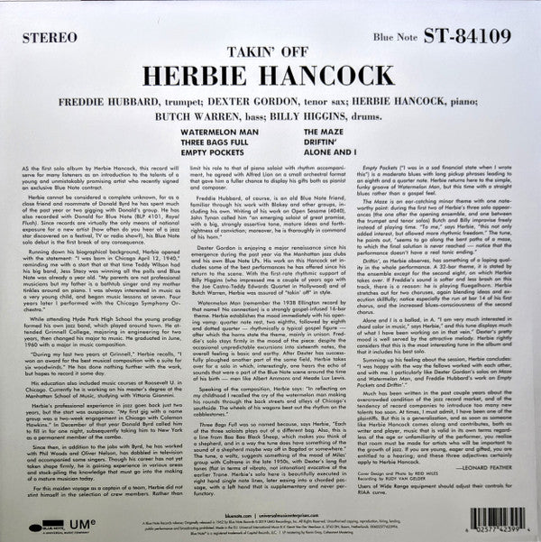 Herbie Hancock - Takin' Off (Vinyl)