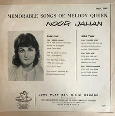 Noor Jehan - Memorable Songs Of Melody Queen (Vinyl)