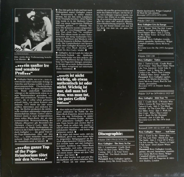 Rory Gallagher - The Story Of......Rory Gallagher (Vinyl) (2)