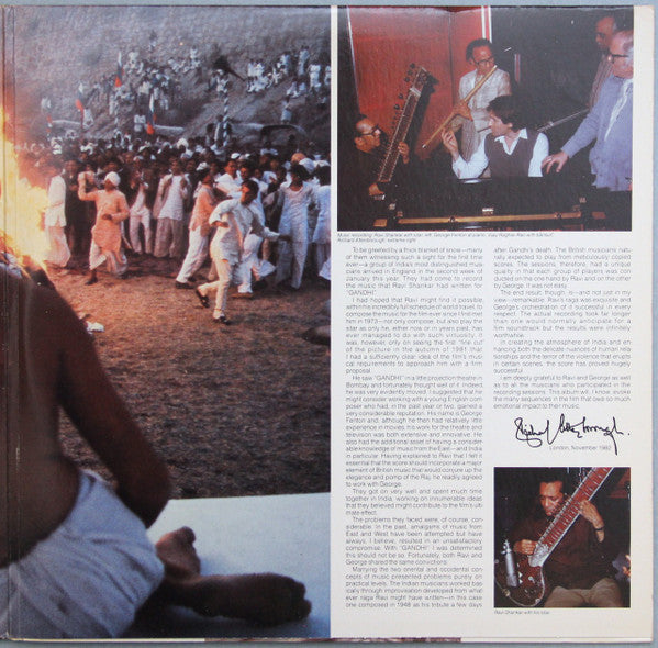 Ravi Shankar, George Fenton - Gandhi - Music From The Original Motion Picture Soundtrack (Vinyl)