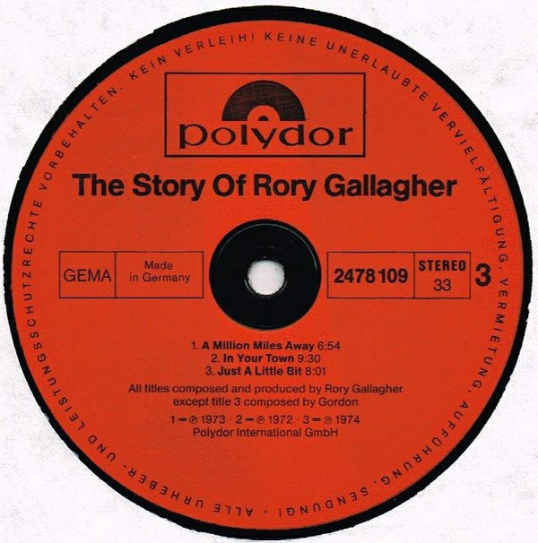 Rory Gallagher - The Story Of......Rory Gallagher (Vinyl) (2)