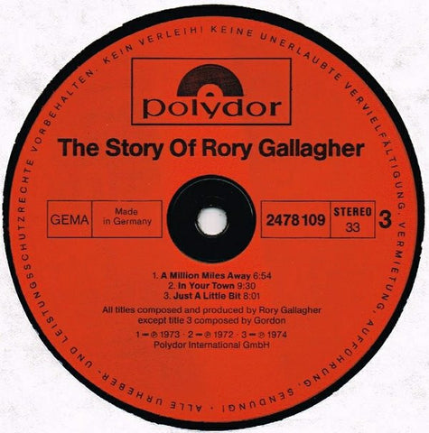 Rory Gallagher - The Story Of......Rory Gallagher (Vinyl) (2)