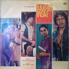 Rajesh Roshan, Kulwant Jani - Aakhri Insaf (Vinyl)