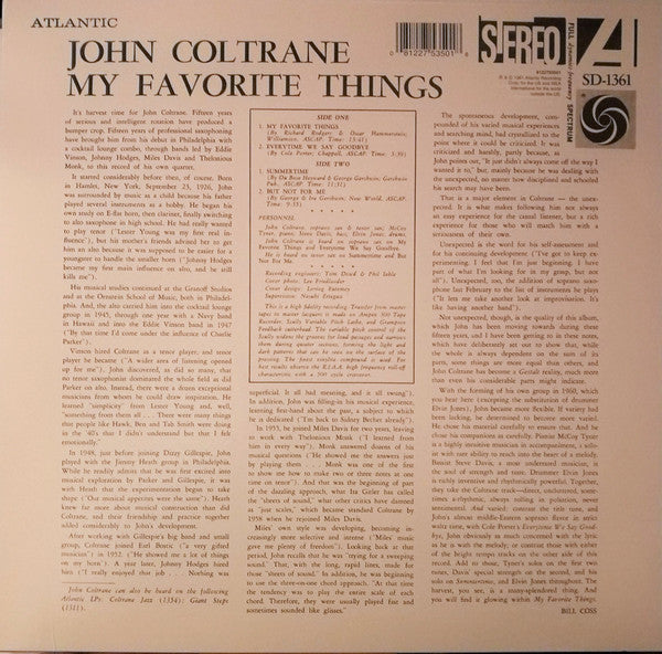 John Coltrane - My Favorite Things (Vinyl)